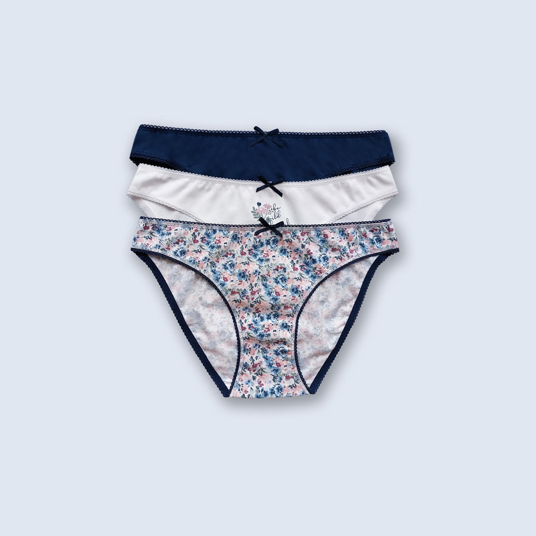 Pierre Cardin 2700 Flowers 3'Lü Ekonomik Paket Pamuklu Basic Brief Külot