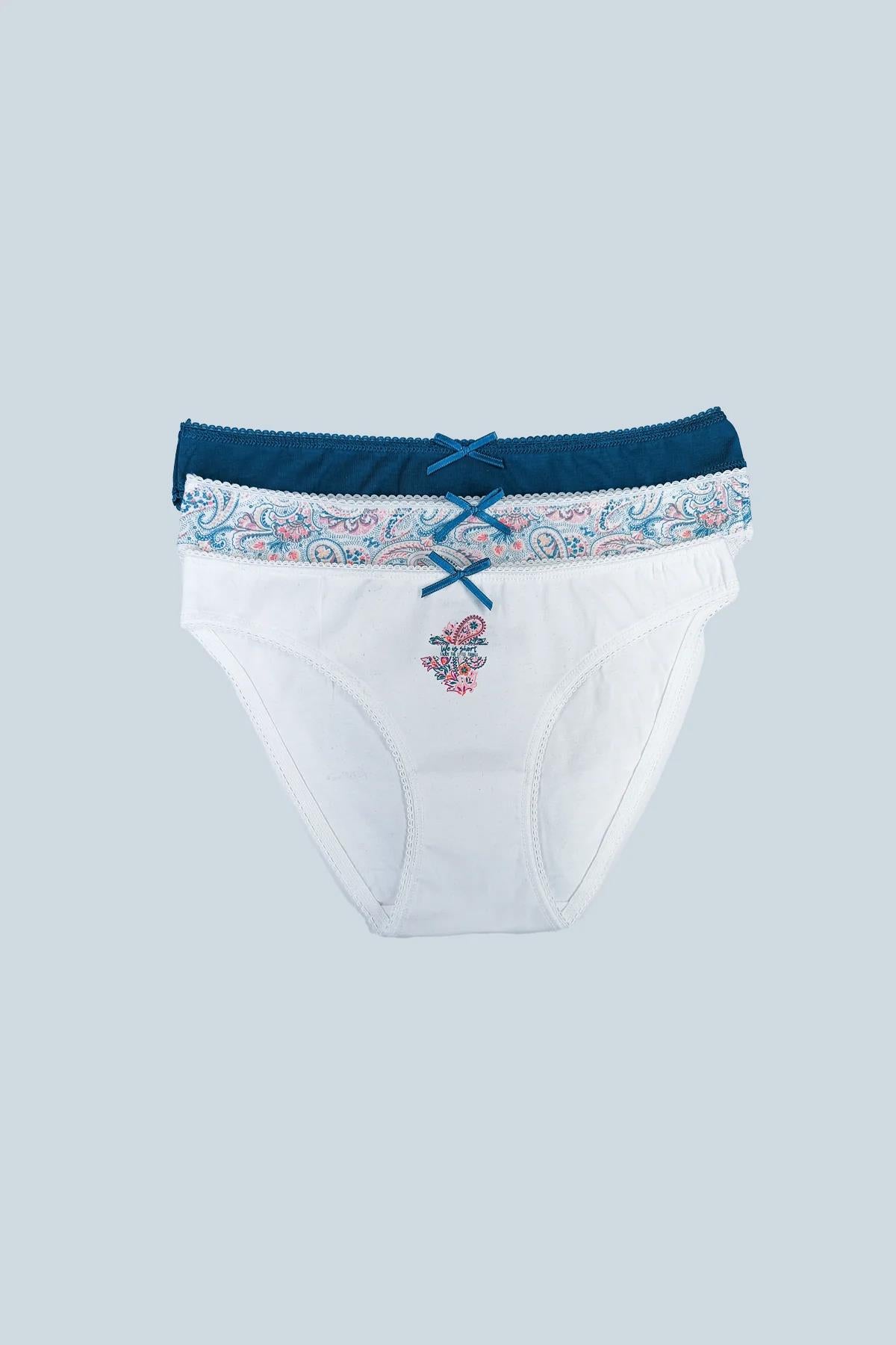 Pierre Cardin 2700 Lilith 3'Lü Ekonomik Paket Pamuklu Basic Brief Külot