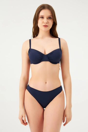 Eros 824 Lacivert 4 Cm Orta Kenar Bikini Altı