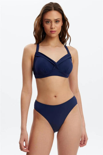 Louren 1497 Lacivert Kaplı Bikini Takımı