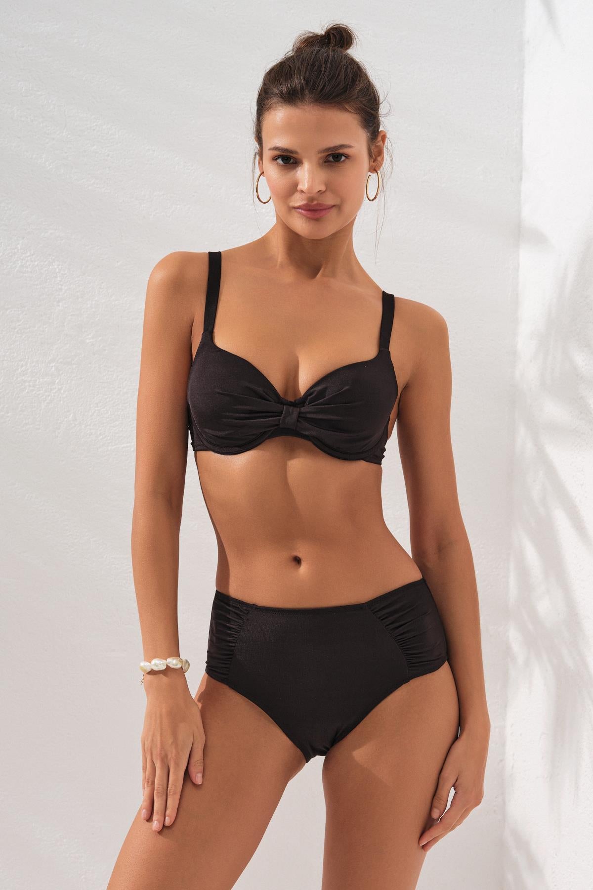 Pierre Cardin 231235 Siyah Gınger Kaplı Bikini Takım