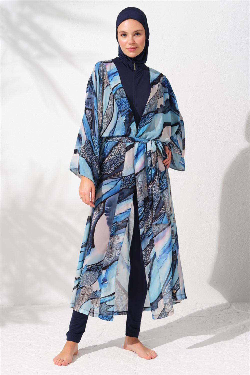 Pierre Cardin 231980 Desenli Kaftan Pareo