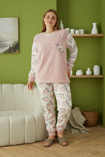 Pijamood 60037 Pembe Kadın Pijama Takımı